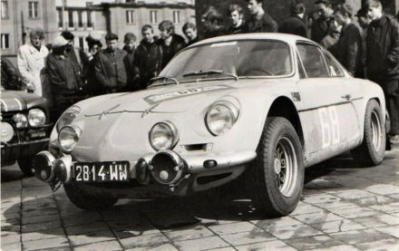 Krzysztof Komornicki i Lech Jaworowicz – Alpine Renault A 110.