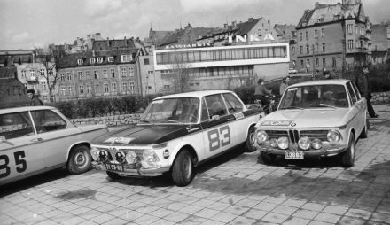 Janusz Wojtyna i Bronisław Czekała – BMW 2002. Krzysztof Strykier i Błażej Krupa – BMW 2002 Ti, Bernard Szymański i Marek Matecki – BMW 2002.