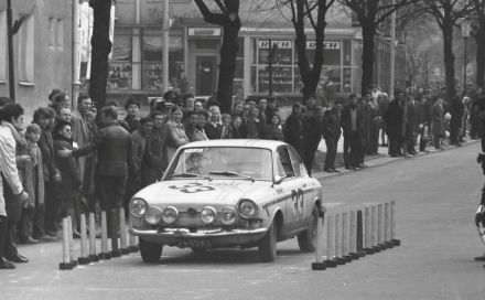 Marian Skrzypek i Wiesław Nicieja – Fiat 850 coupe.