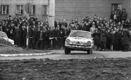 Marian Skrzypek i Wiesław Nicieja – Fiat 850 coupe.