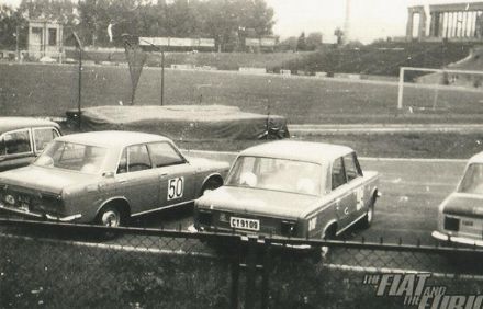 Nr.50. Harald Andersen i Jens Löwenhardt – Datsun 1600 SSS, nr.49. Bela Ormondi / Simon – Fiat 124.