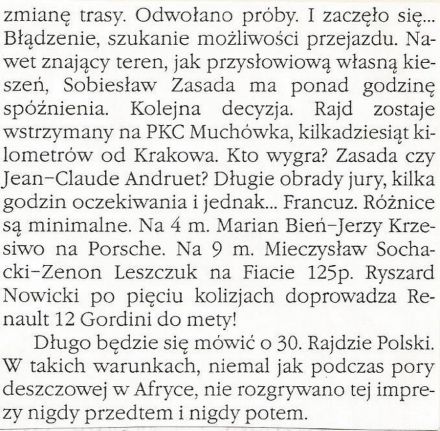 30 Rajd Polski 1970r