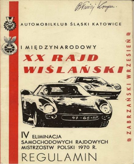 20 Rajd Wiślański - 1970r