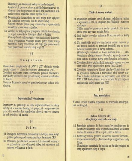 20 Rajd Wiślański - 1970r