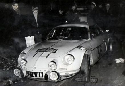 Krzysztof Komornicki i Jerzy Landsberg – Alpine Renault A 110.