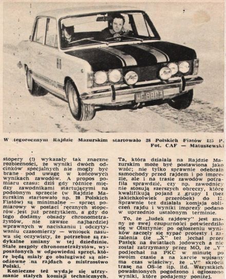 Rajd Mazurski 1971