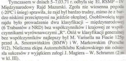 Rajd Mazurski 1971