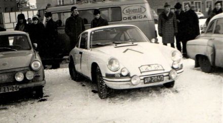 Włodzimierz Markowski i Jacek Stawiński – Porsche 912.