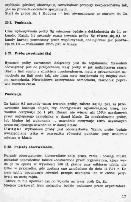 Rajd Dolnośląski - 1971r