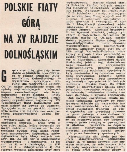 Rajd Dolnośląski 1971