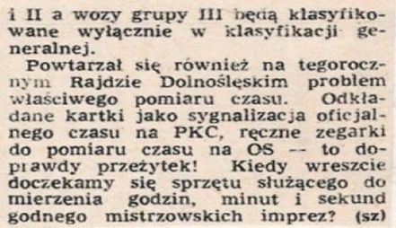 Rajd Dolnośląski 1971