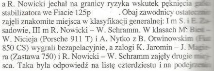 Rajd Dolnośląski 1971