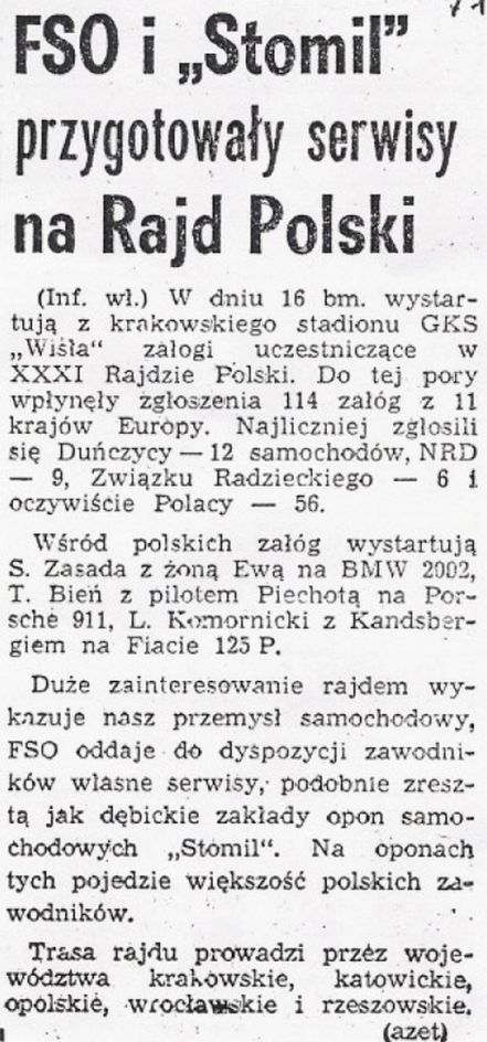 Rajd Polski 1971