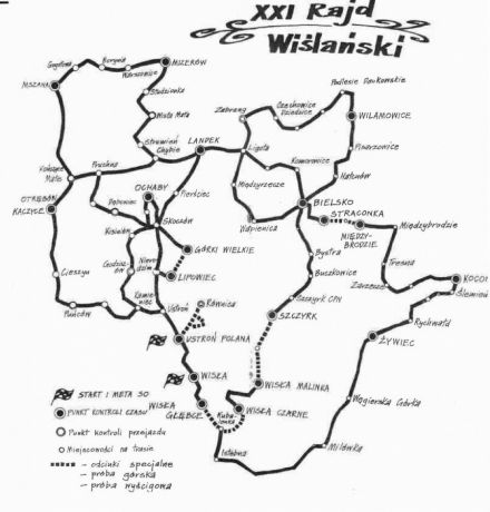 Rajd Wisły - 1971r