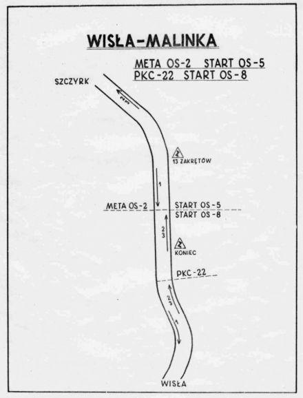 Rajd Wisły - 1971r