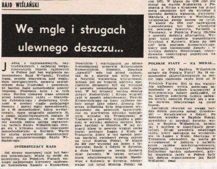 Rajd Wisły 1971