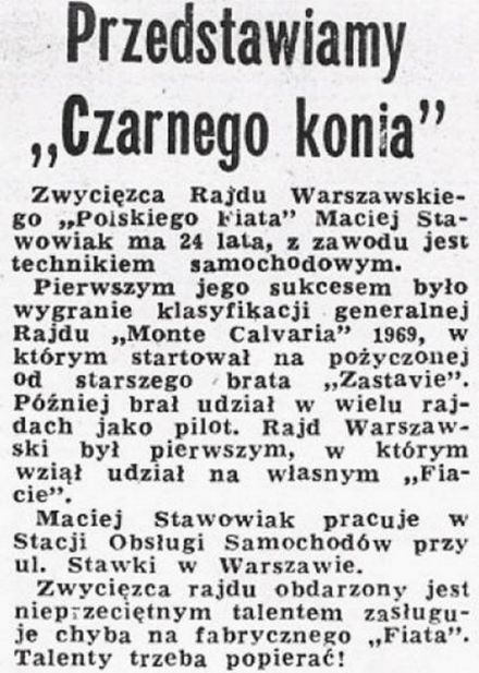 Rajd Warszawski 1971