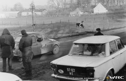 Jerzy Borowicz i Andrzej Postawka – Steyr Puch 650 TR.