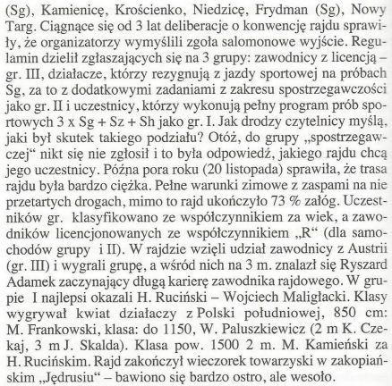 Rajd Żubrów 1971