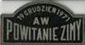 Rajd Powitanie zimy - 1971