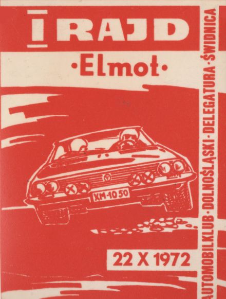 1 Rajd Elmot.  22.10.1972r.