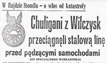 1 Rajd Stomil. 1 eliminacja.   3-5.03.1972r.