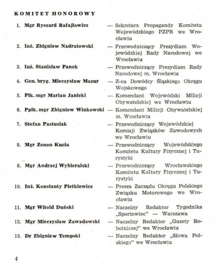 Rajd Dolnośląski - 1972r