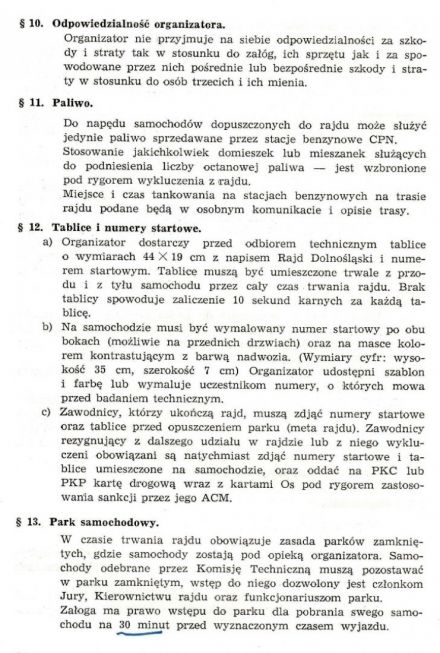 Rajd Dolnośląski - 1972r