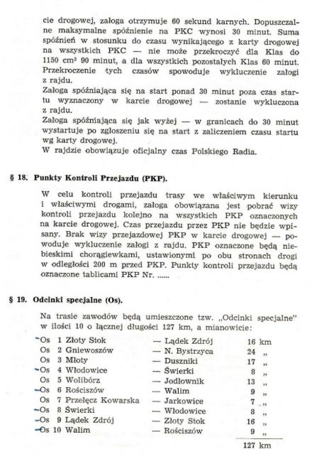 Rajd Dolnośląski - 1972r