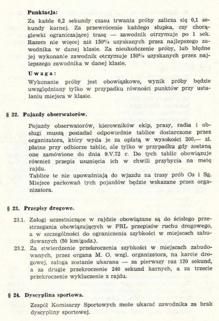 Rajd Dolnośląski - 1972r