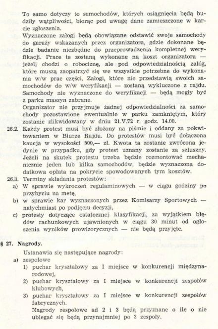 Rajd Dolnośląski - 1972r