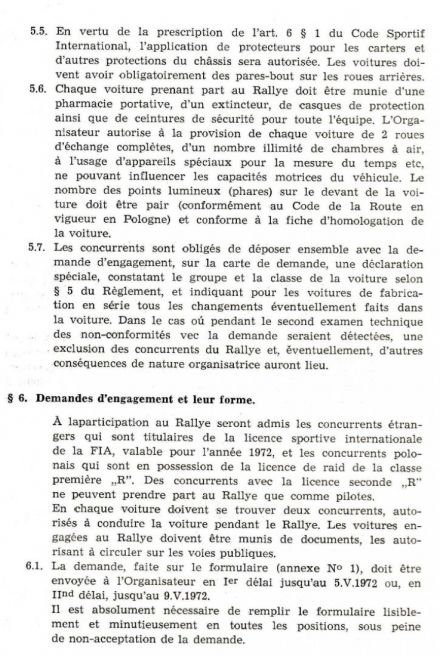 Rajd Dolnośląski - 1972r
