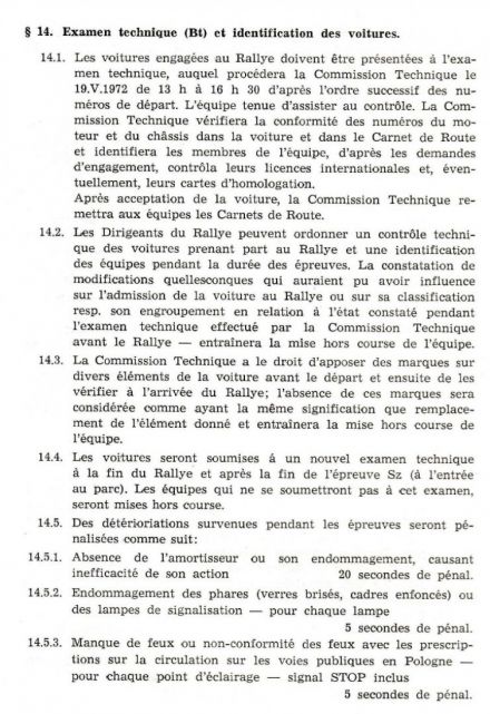 Rajd Dolnośląski - 1972r