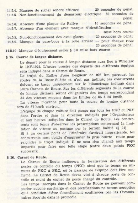 Rajd Dolnośląski - 1972r