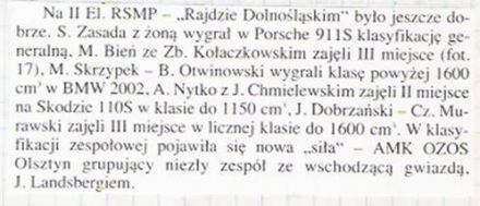 (Pędzą samochody, mijają lata)