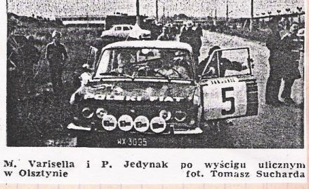 Rajd Kormoran. 3 eliminacja.  6-7.06.1972r.