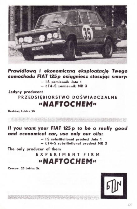Rallye Poland - 1972r