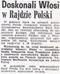 2 eliminacja - 32 Rajd Polski (PL) 