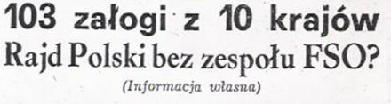 12 eliminacja - 32 Rajd Polski (PL) 
