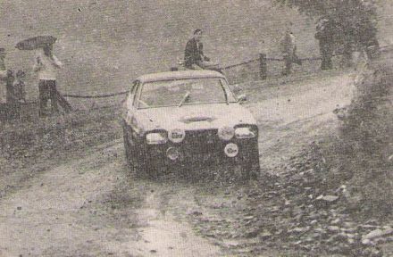 Walter Röhrl i Joachim Berger na samochodzie Ford Capri 2600 RS.