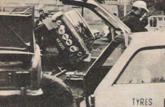 Fabryczne Polskie Fiaty 125p często korzystały z pomocy serwisu.