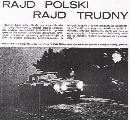 12 eliminacja - 32 Rajd Polski (PL) 