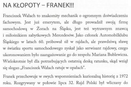 Rajd Polski - 1972r