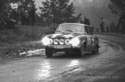 Mihaly Balatoni i Istvan Sandor – Škoda 110 Rallye.