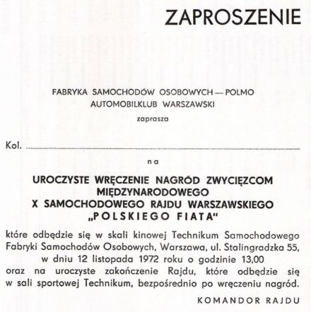 Zaproszenie