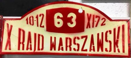 10 Rajd Warszawski - 1972r