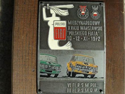 10 Rajd Warszawski „Polskiego Fiata”. 6 eliminacja.  10-12.11.1972r.