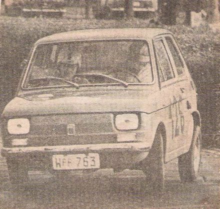 10 Rajd Warszawski „Polskiego Fiata”. 6 eliminacja.  10-12.11.1972r.