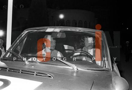 Harry Källström i Gunnar Häggborn na samochodzie Lancia Fulvia 1600 HF.