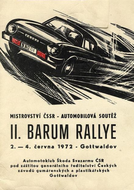 2 Rajd Barum. 2 eliminacja.  2-4.06 1972r.